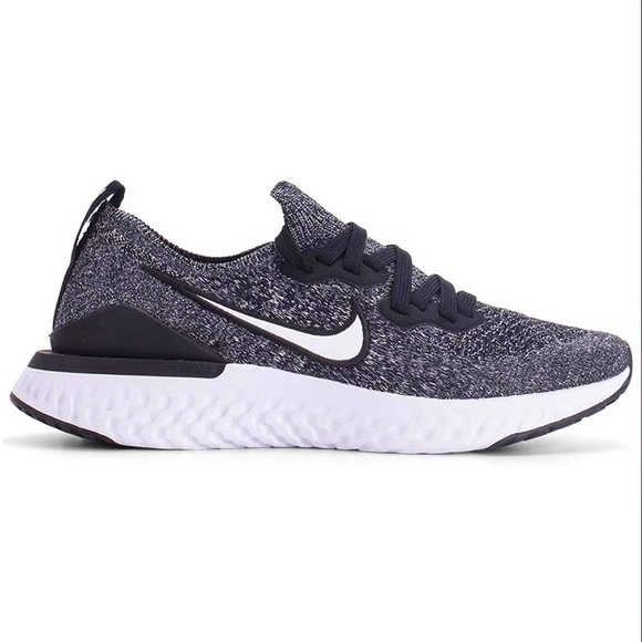 NEW Black & Dark Gray Epic React Flyknit Sneaker - Picture 2 of 8